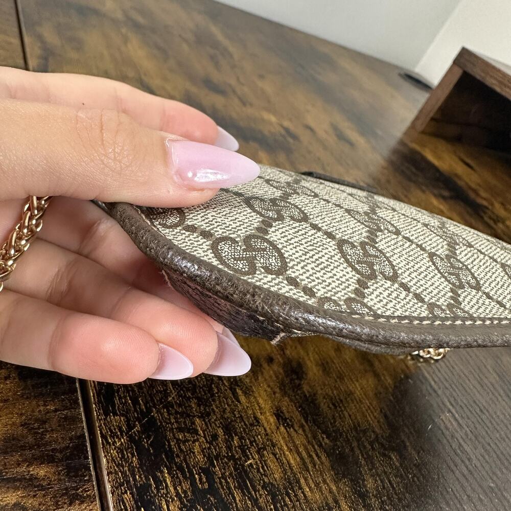 Gucci Accessory Collection Crossbody Bag Clutch GG Monogram Vintage Authentic - Picture 9 of 16